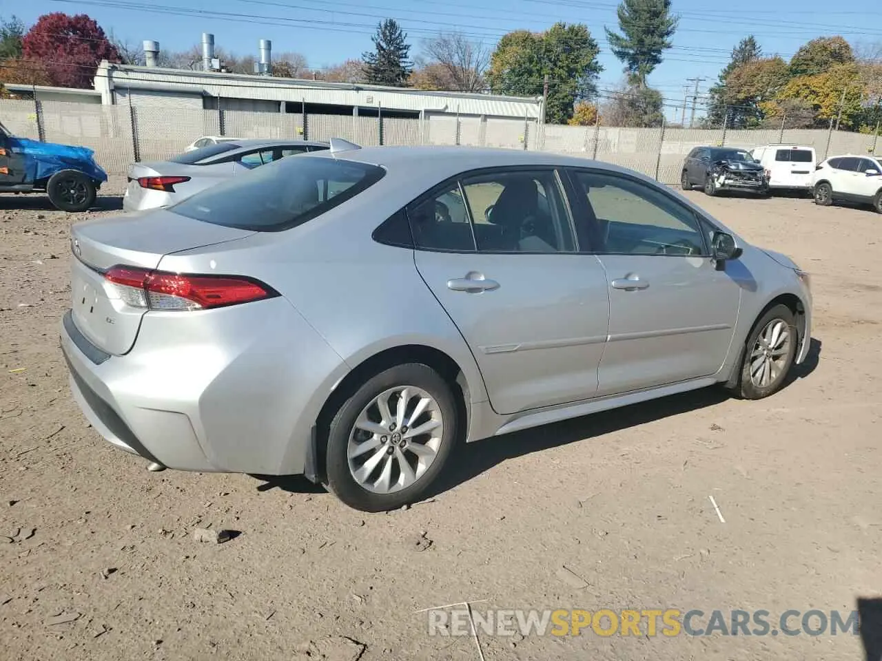 3 fotografías del automóvil dañado JTDVPRAE0LJ094816 TOYOTA COROLLA 2020