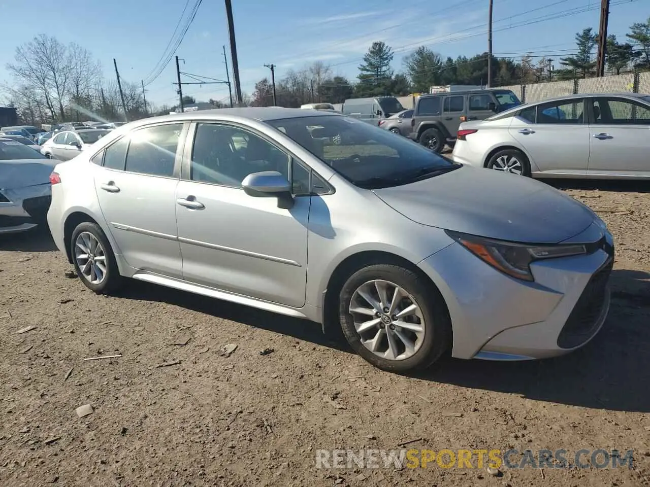 4 fotografías del automóvil dañado JTDVPRAE0LJ094816 TOYOTA COROLLA 2020