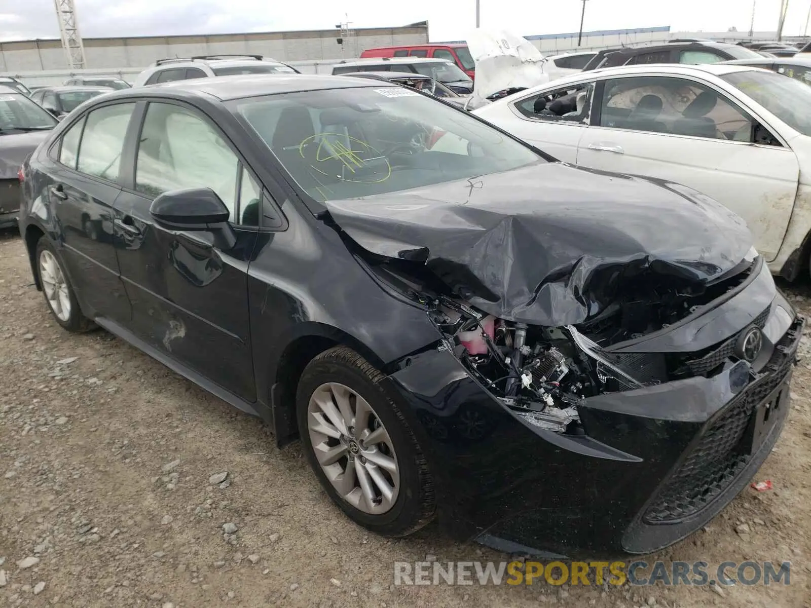 1 fotografías del automóvil dañado JTDVPRAE4LJ109320 TOYOTA COROLLA 2020