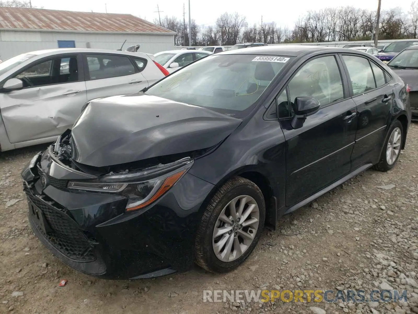 2 fotografías del automóvil dañado JTDVPRAE4LJ109320 TOYOTA COROLLA 2020