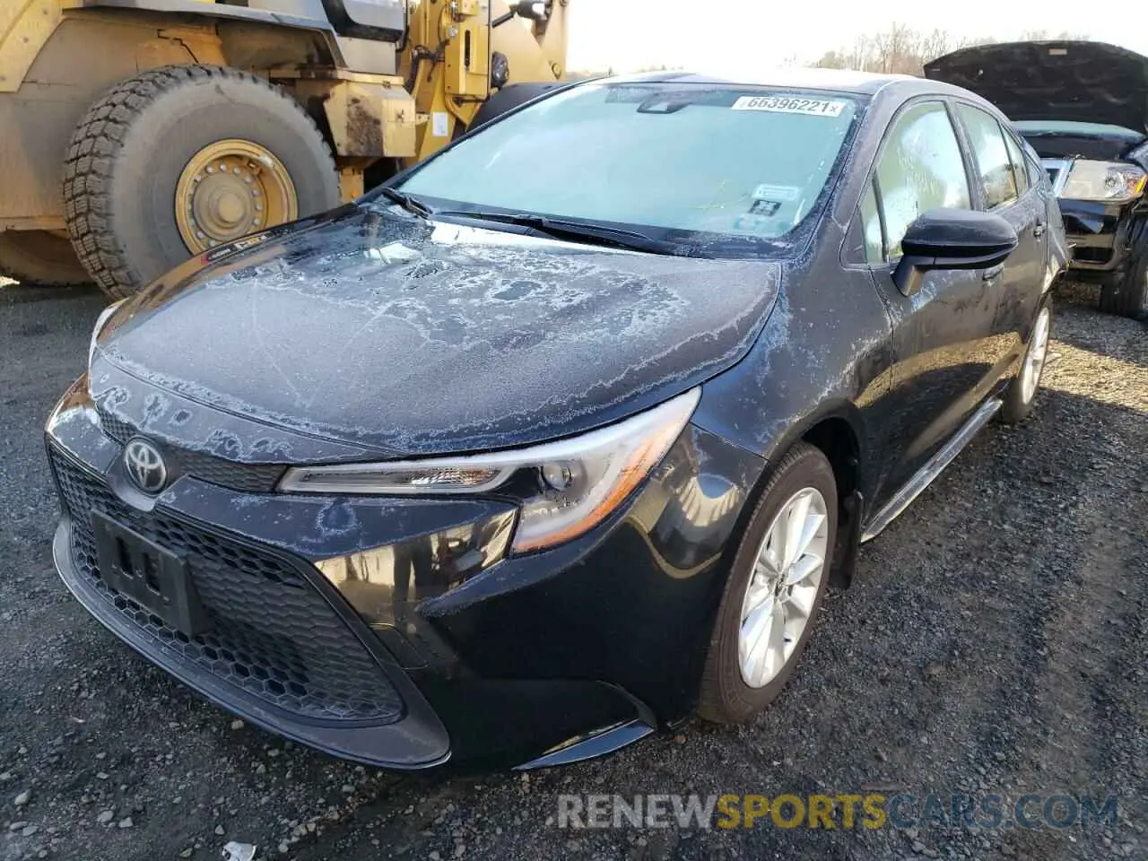 2 fotografías del automóvil dañado JTDVPRAE8LJ085216 TOYOTA COROLLA 2020