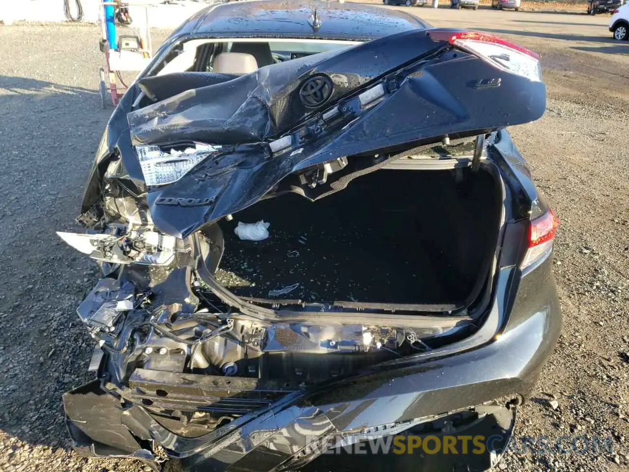 9 fotografías del automóvil dañado JTDVPRAE8LJ085216 TOYOTA COROLLA 2020