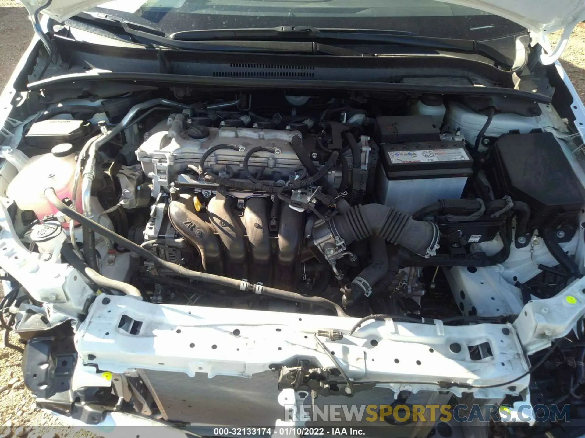 10 fotografías del automóvil dañado JTDVPRAE9LJ088786 TOYOTA COROLLA 2020