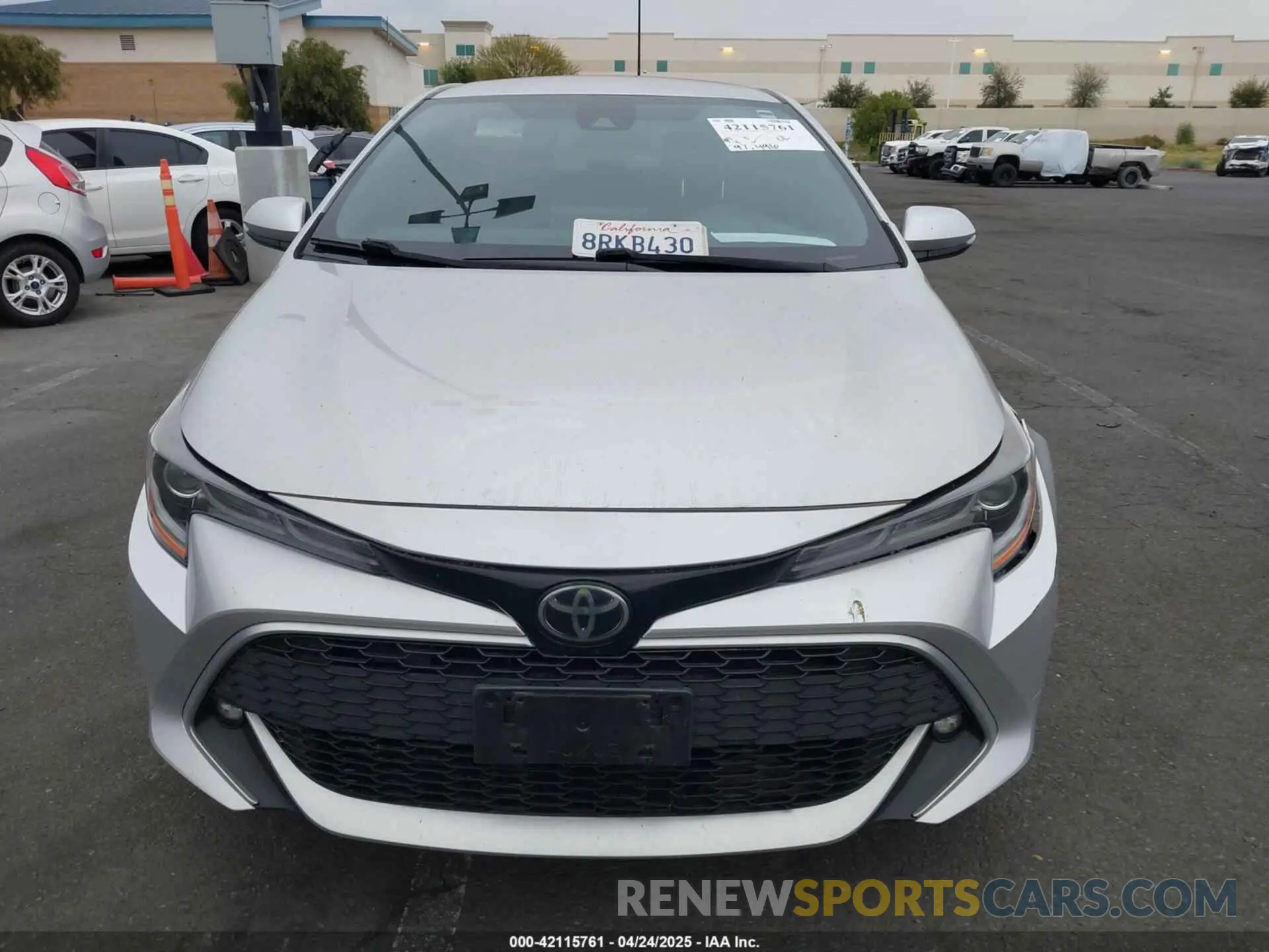 12 fotografías del automóvil dañado JTNA4RBE1L3081627 TOYOTA COROLLA 2020
