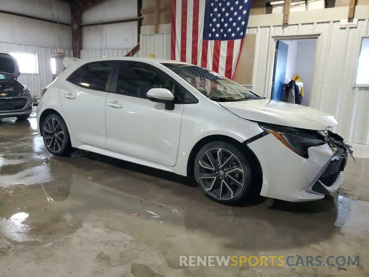 4 fotografías del automóvil dañado JTNA4RBE2L3091633 TOYOTA COROLLA 2020