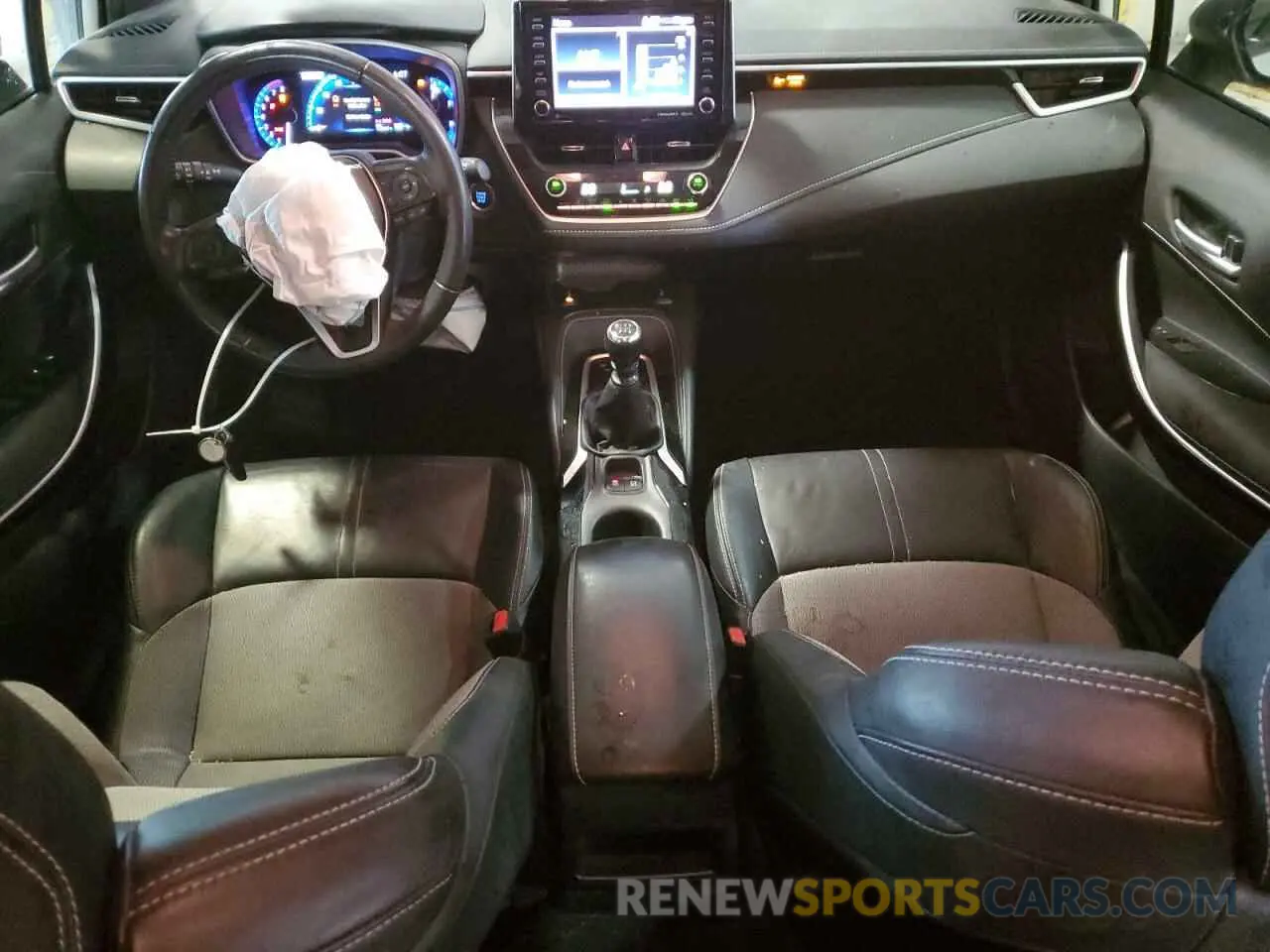8 fotografías del automóvil dañado JTNA4RBE2L3091633 TOYOTA COROLLA 2020
