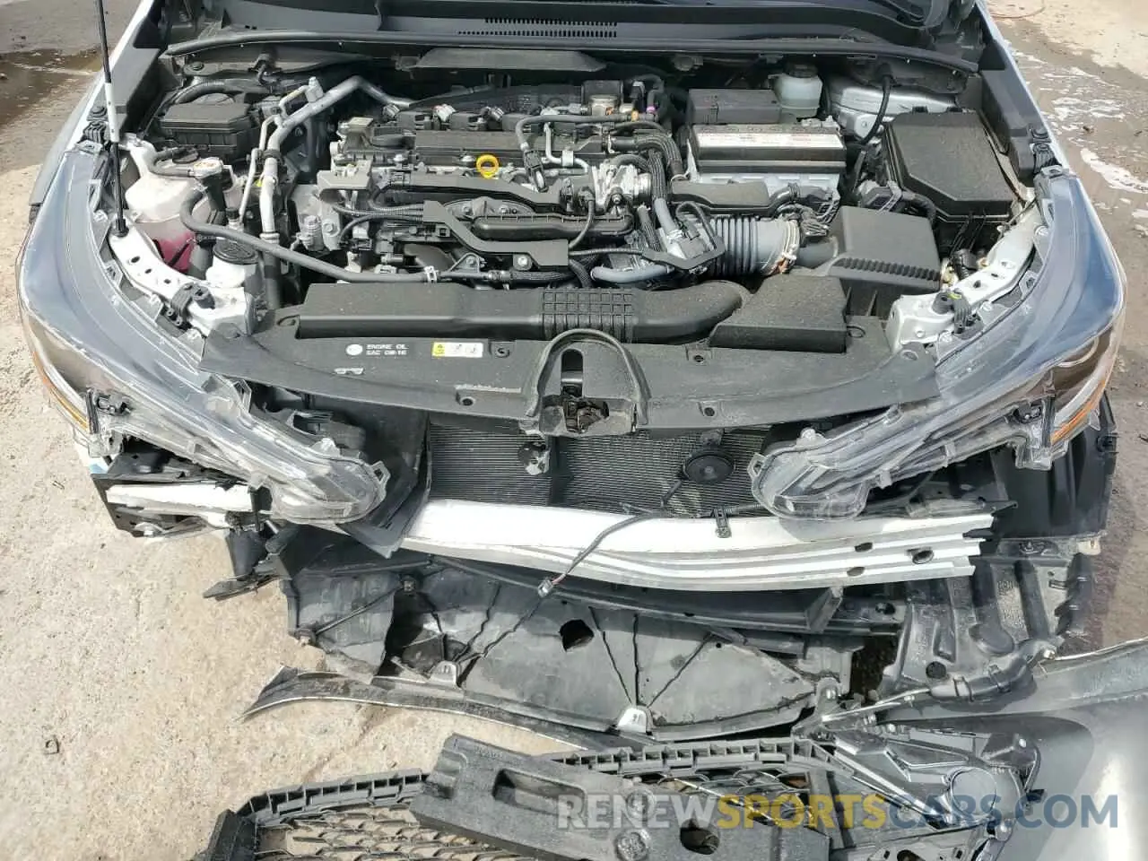 11 fotografías del automóvil dañado JTNB4RBE0L3091019 TOYOTA COROLLA 2020