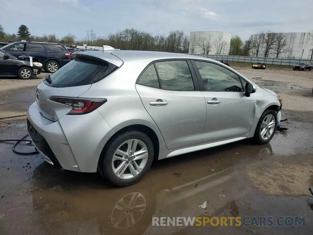 3 fotografías del automóvil dañado JTNB4RBE0L3091019 TOYOTA COROLLA 2020