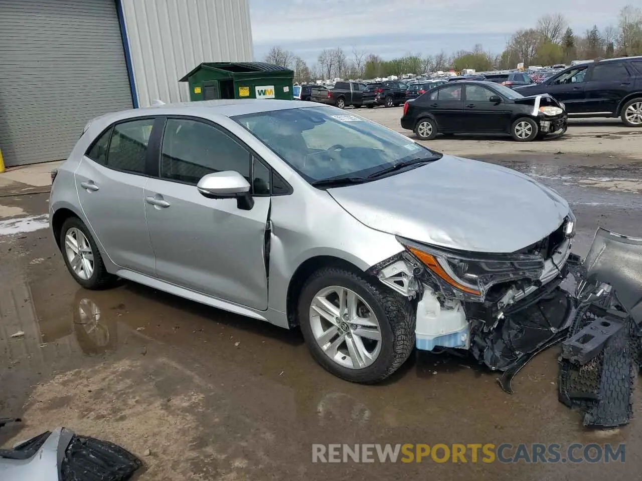 4 fotografías del automóvil dañado JTNB4RBE0L3091019 TOYOTA COROLLA 2020