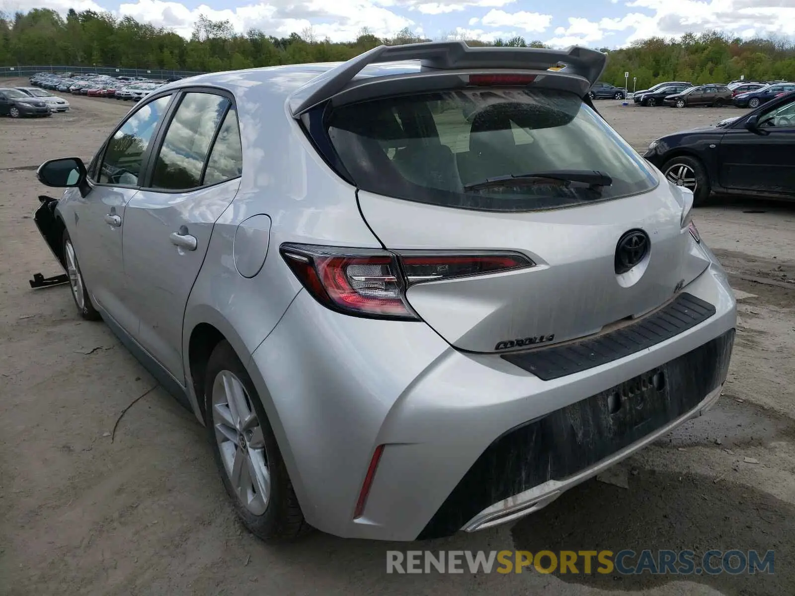 3 fotografías del automóvil dañado JTNB4RBE2L3095346 TOYOTA COROLLA 2020
