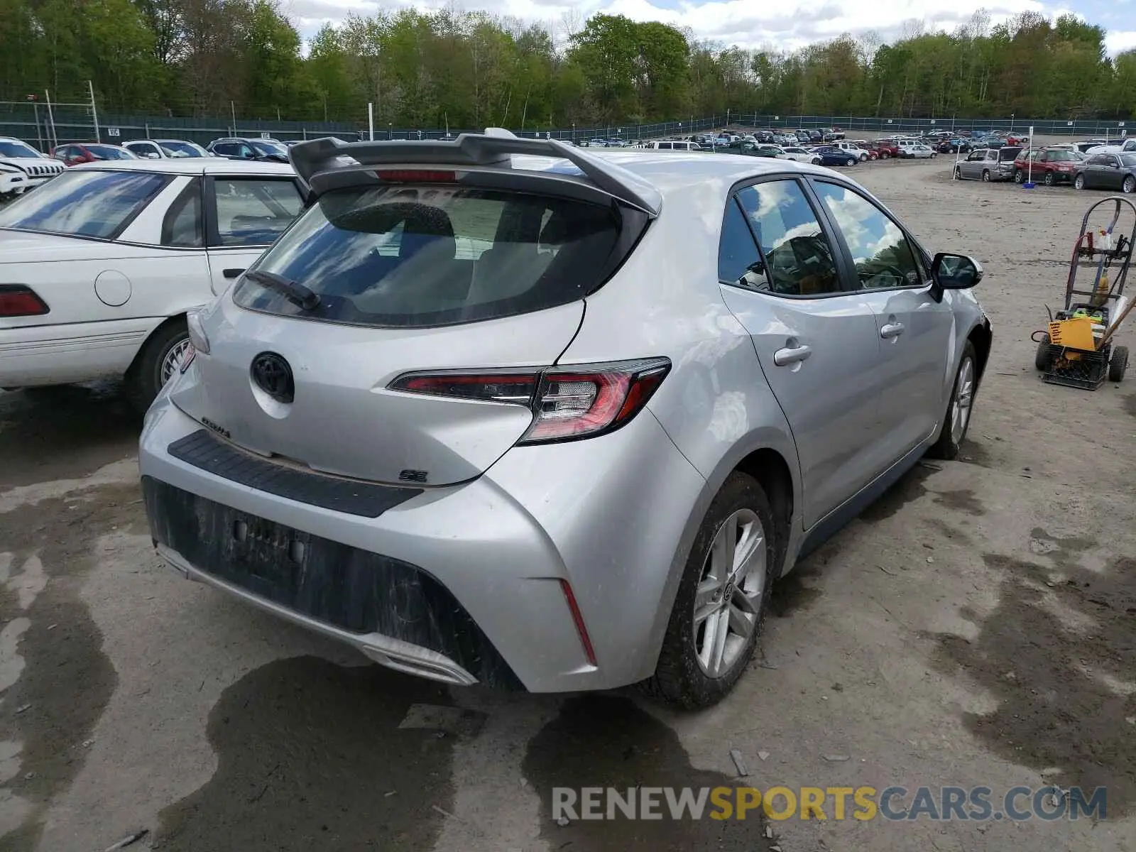 4 fotografías del automóvil dañado JTNB4RBE2L3095346 TOYOTA COROLLA 2020