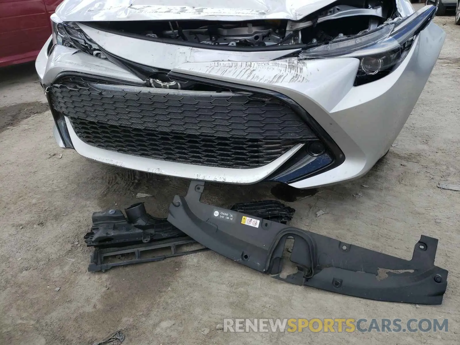 9 fotografías del automóvil dañado JTNB4RBE2L3095346 TOYOTA COROLLA 2020