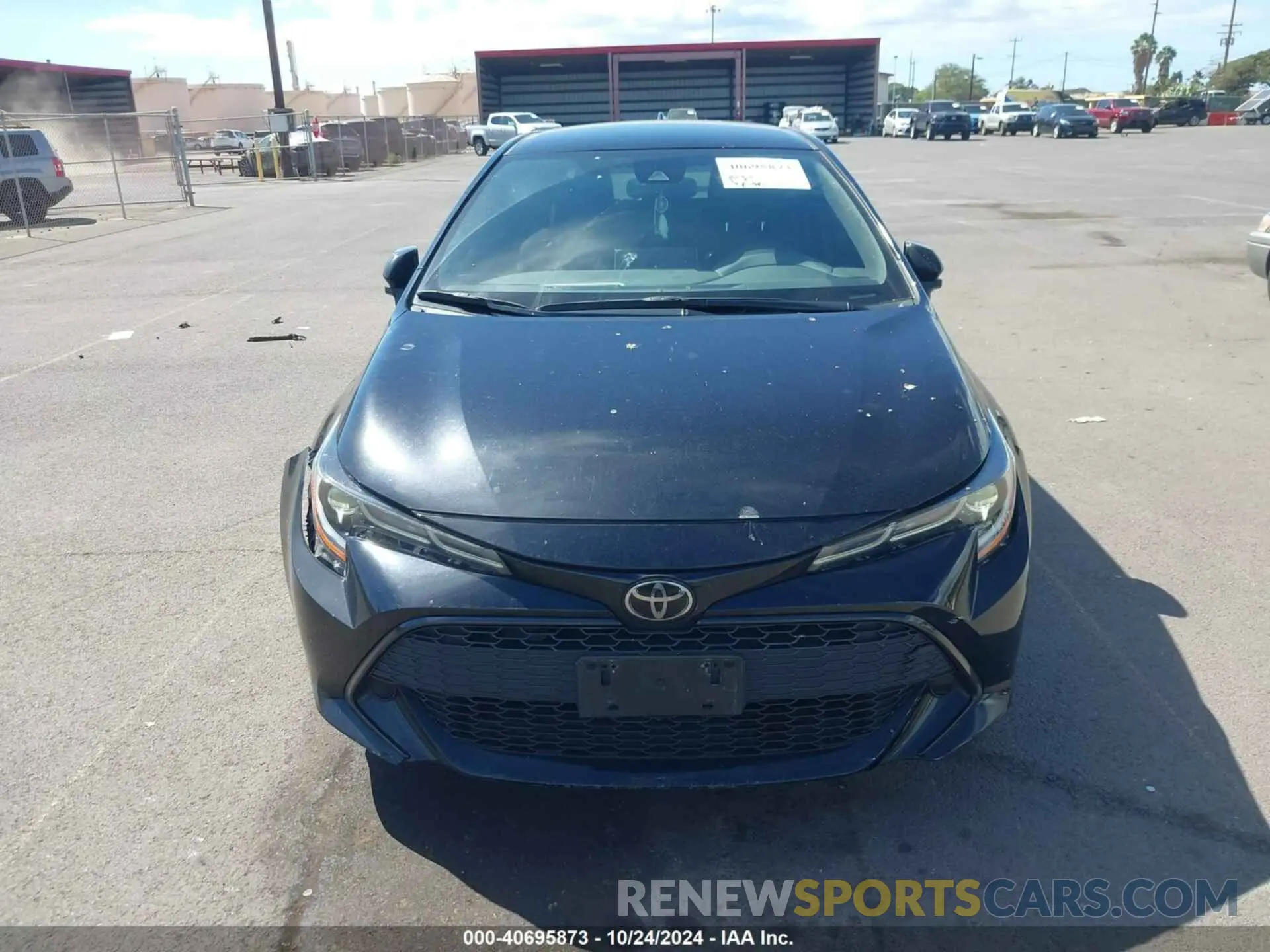 12 fotografías del automóvil dañado JTNB4RBE3L3080483 TOYOTA COROLLA 2020