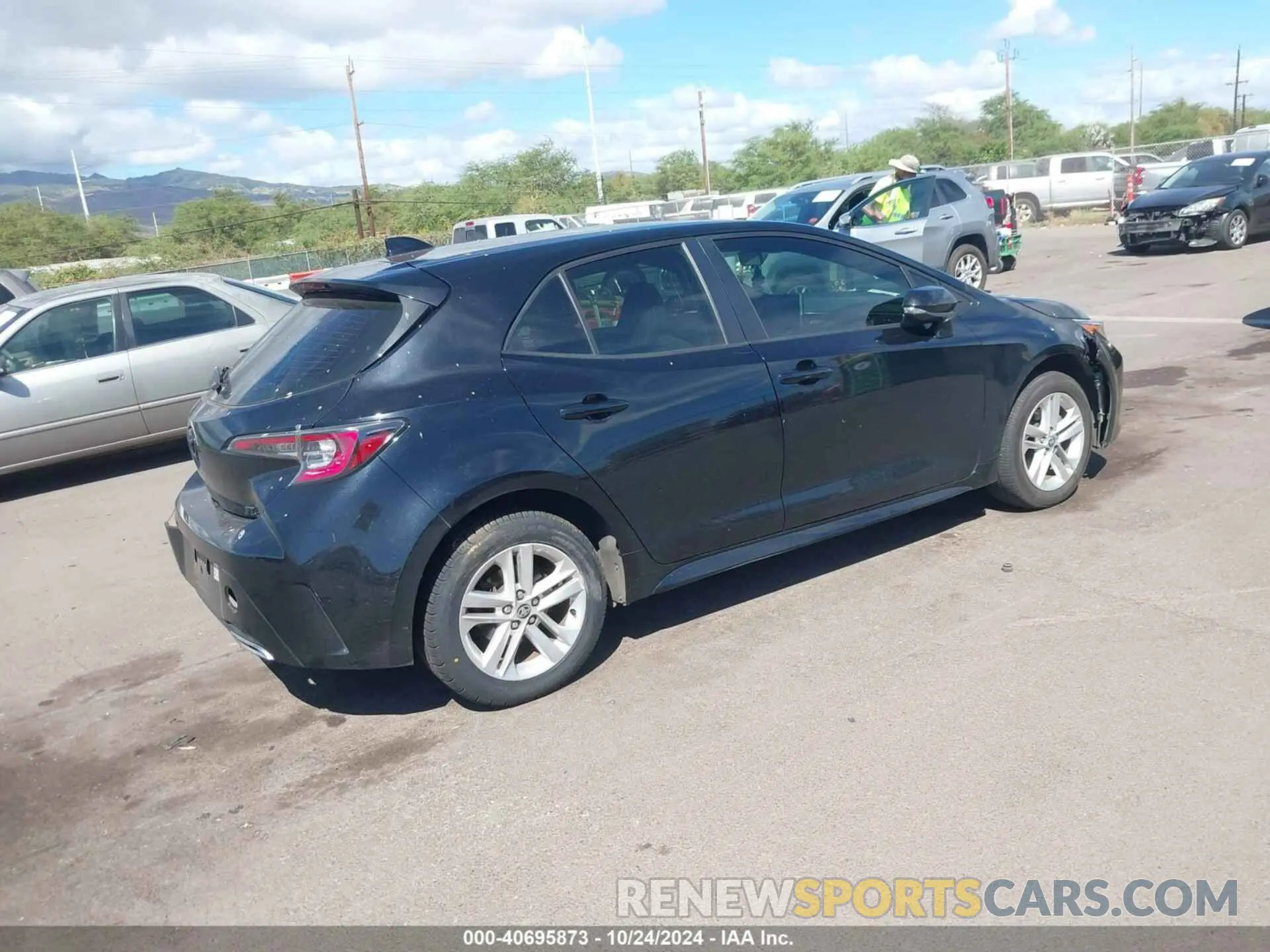 4 fotografías del automóvil dañado JTNB4RBE3L3080483 TOYOTA COROLLA 2020