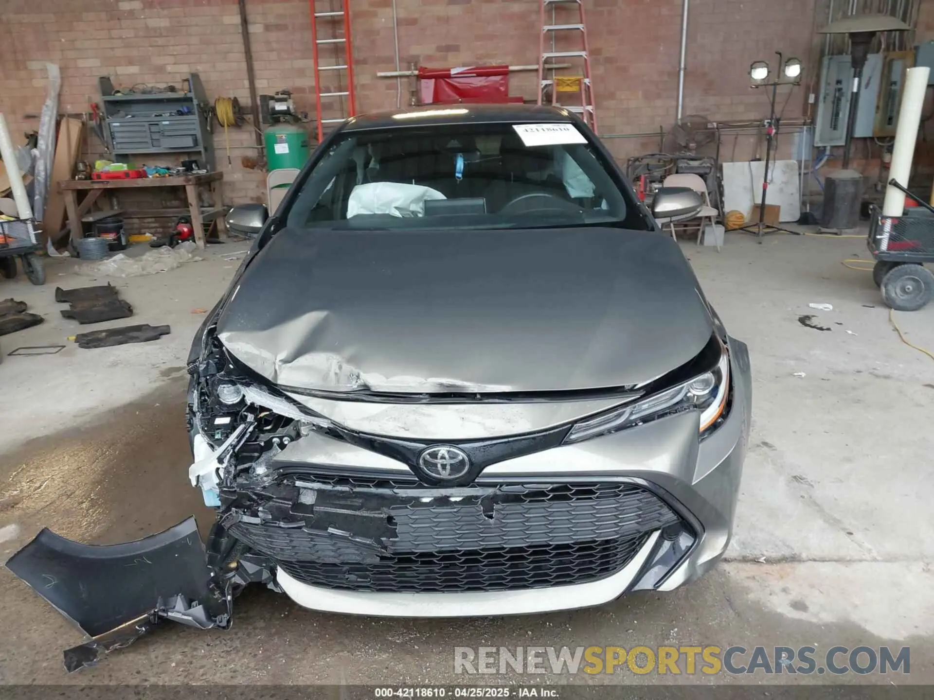 12 fotografías del automóvil dañado JTNB4RBE4L3095204 TOYOTA COROLLA 2020