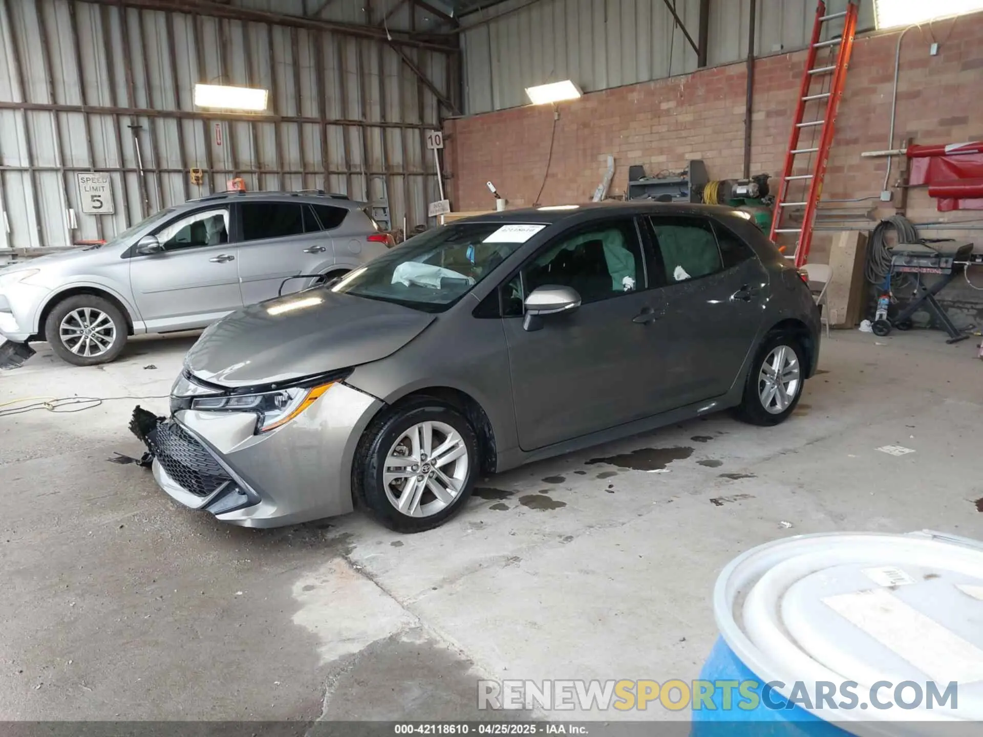 2 fotografías del automóvil dañado JTNB4RBE4L3095204 TOYOTA COROLLA 2020