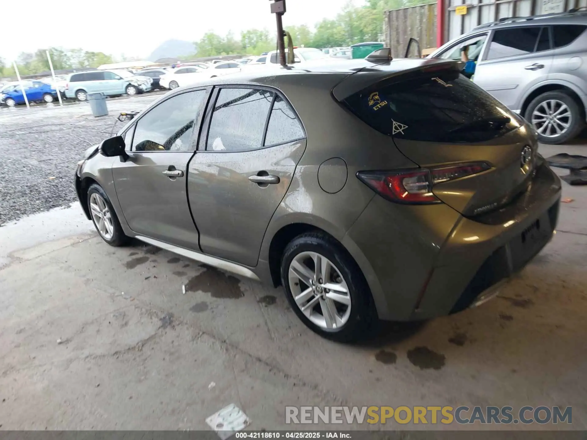 3 fotografías del automóvil dañado JTNB4RBE4L3095204 TOYOTA COROLLA 2020
