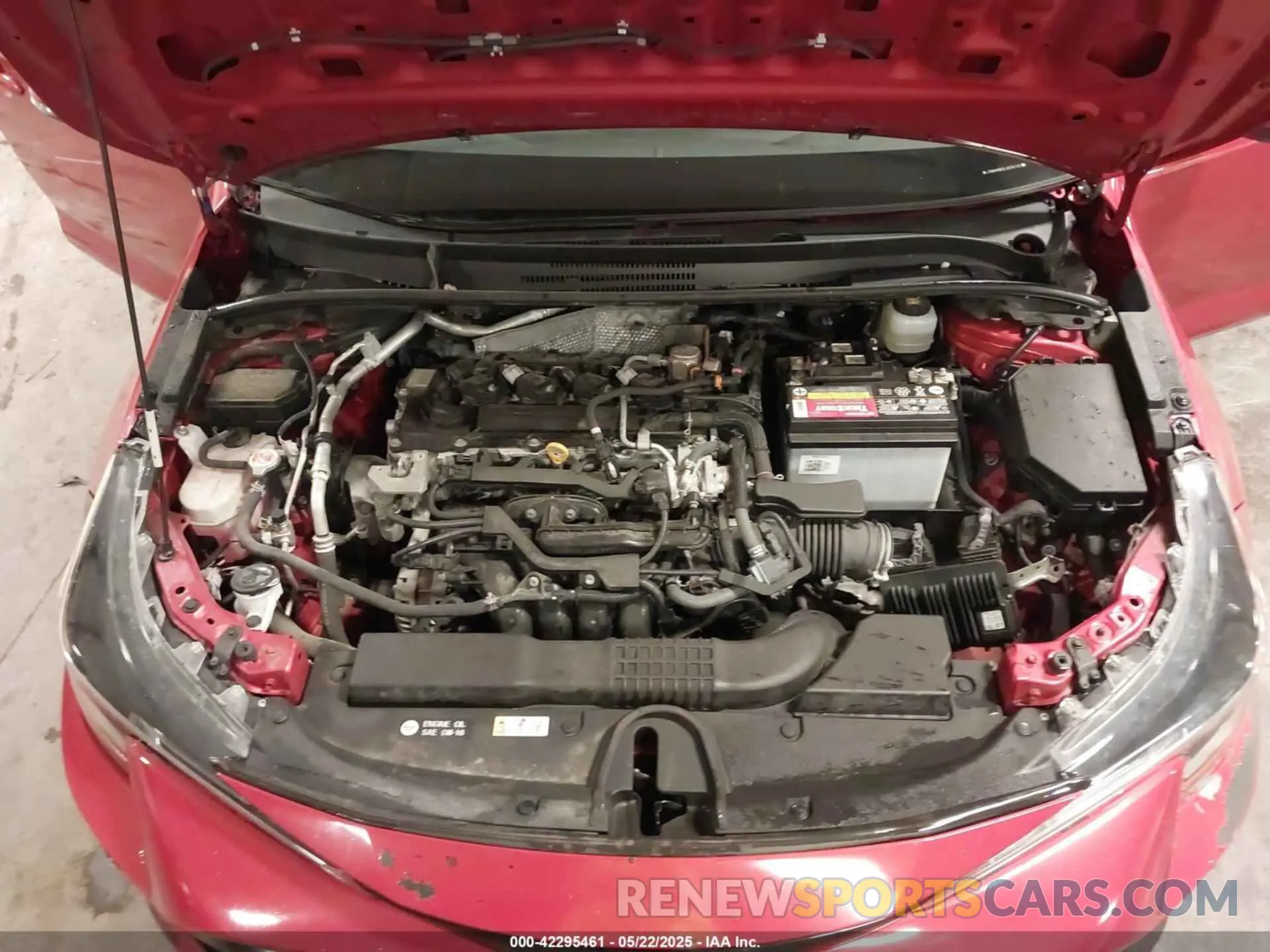 10 fotografías del automóvil dañado JTNB4RBE5L3079173 TOYOTA COROLLA 2020