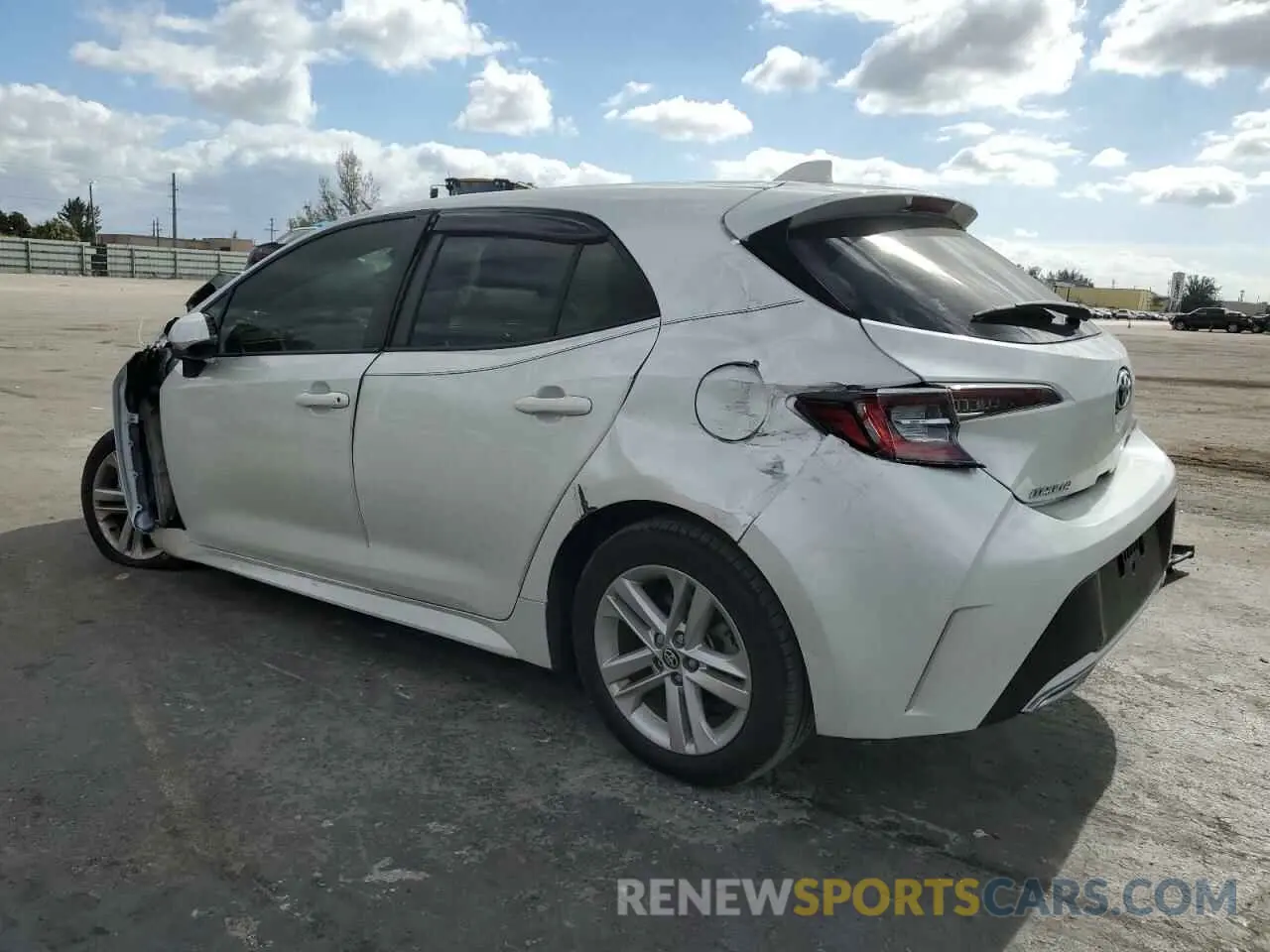 2 fotografías del automóvil dañado JTNB4RBE7L3084553 TOYOTA COROLLA 2020
