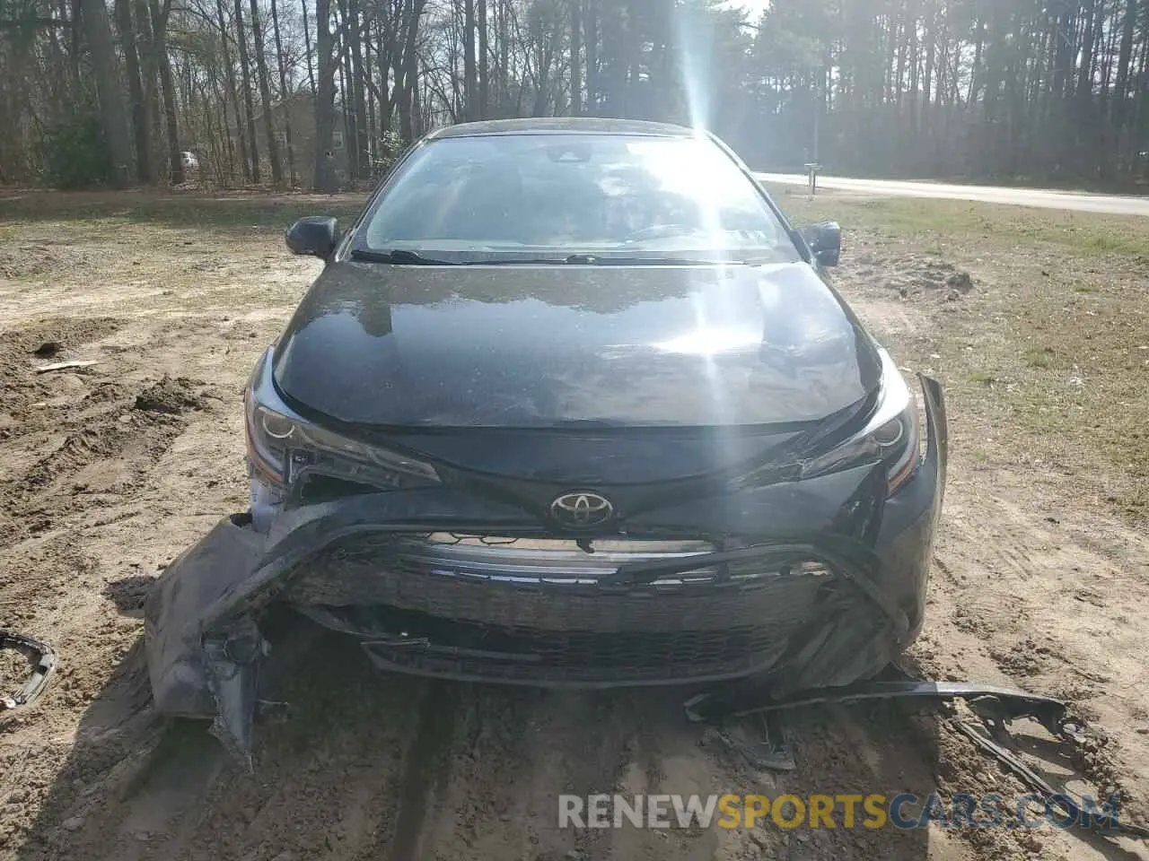 5 fotografías del automóvil dañado JTNB4RBE8L3087137 TOYOTA COROLLA 2020