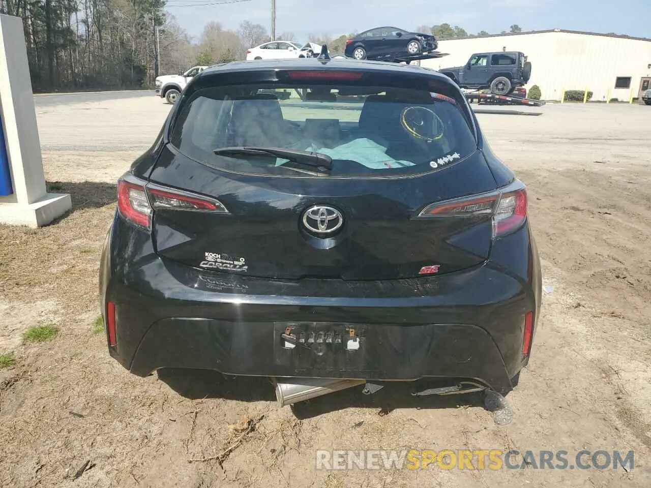 6 fotografías del automóvil dañado JTNB4RBE8L3087137 TOYOTA COROLLA 2020