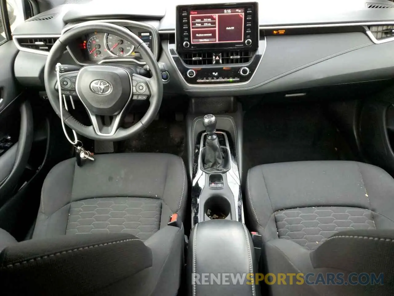 8 fotografías del automóvil dañado JTNB4RBE8L3087137 TOYOTA COROLLA 2020