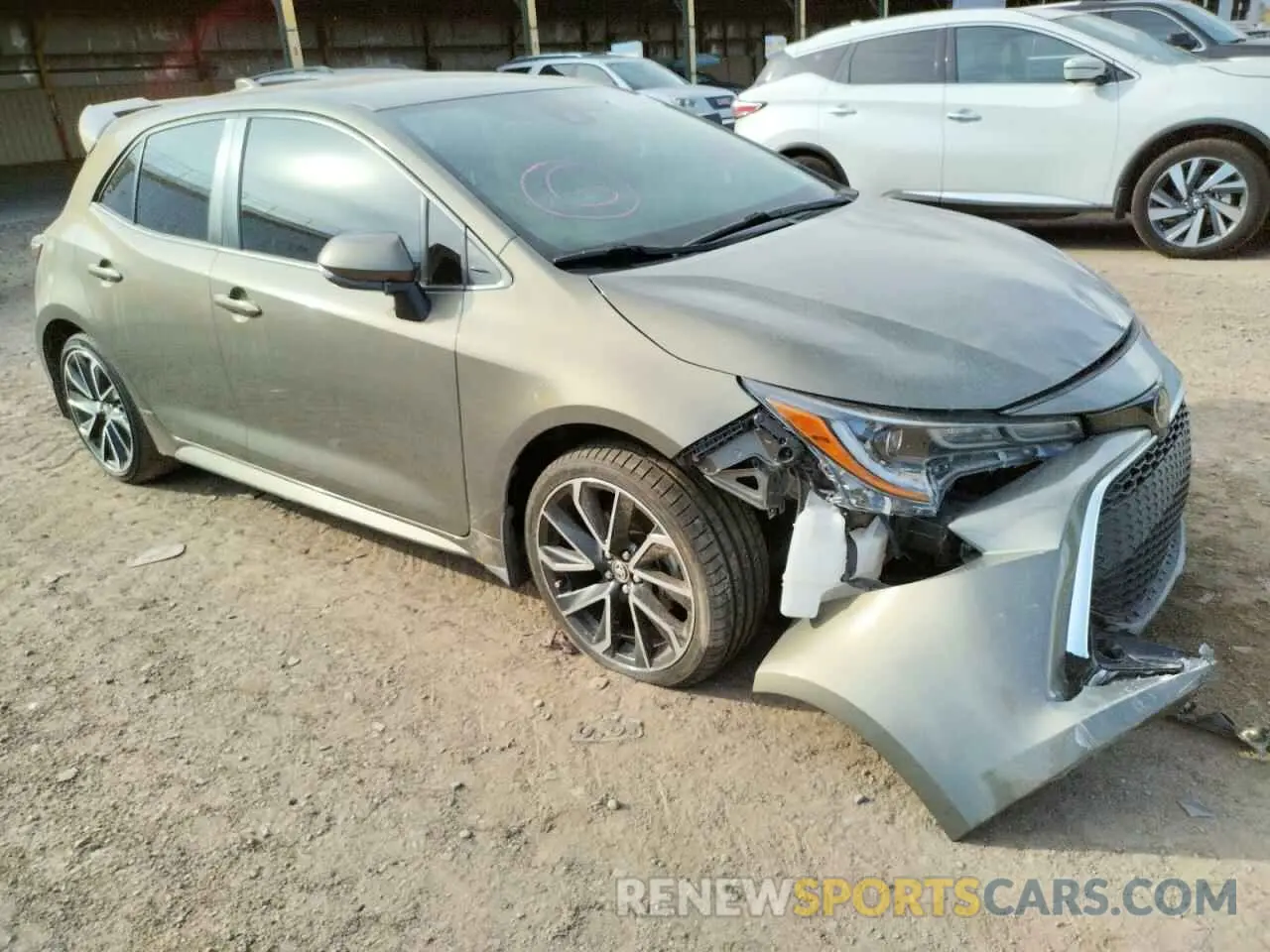 1 fotografías del automóvil dañado JTNC4RBE4L3104200 TOYOTA COROLLA 2020