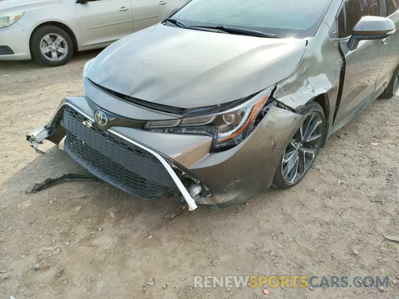 9 fotografías del automóvil dañado JTNC4RBE4L3104200 TOYOTA COROLLA 2020