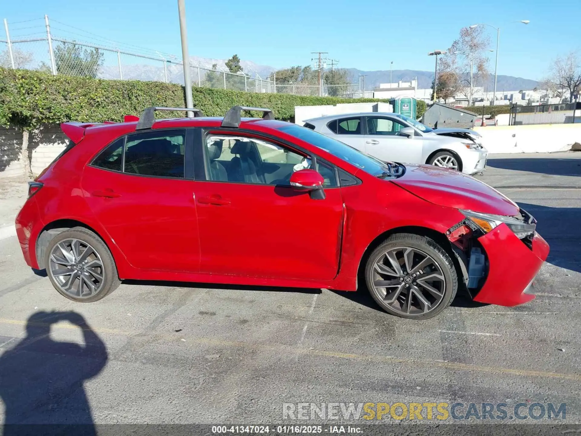 12 fotografías del automóvil dañado JTNC4RBE5L3073569 TOYOTA COROLLA 2020