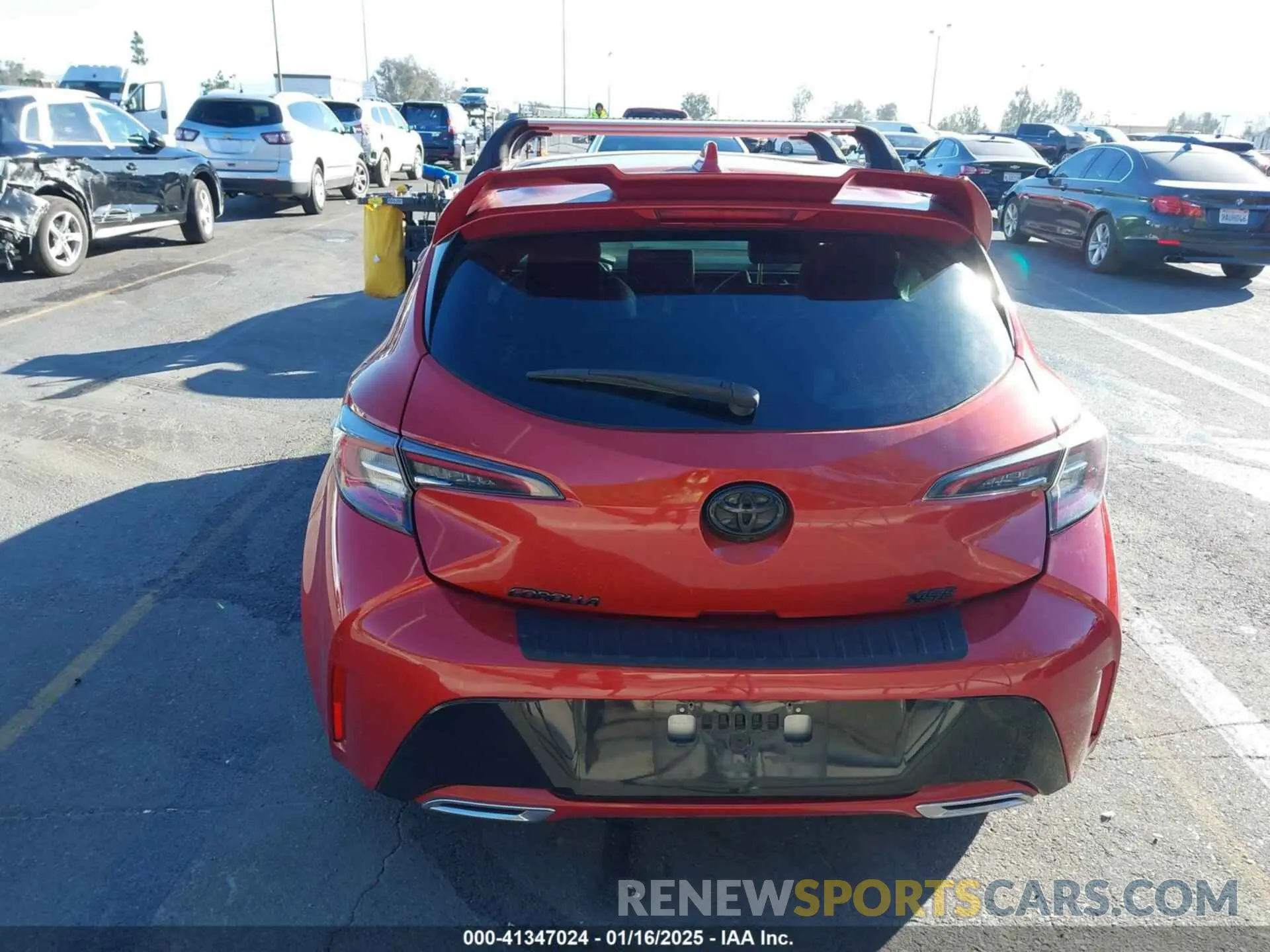 15 fotografías del automóvil dañado JTNC4RBE5L3073569 TOYOTA COROLLA 2020