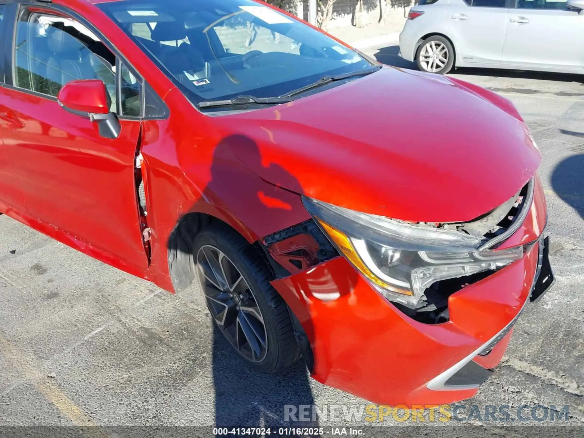 16 fotografías del automóvil dañado JTNC4RBE5L3073569 TOYOTA COROLLA 2020