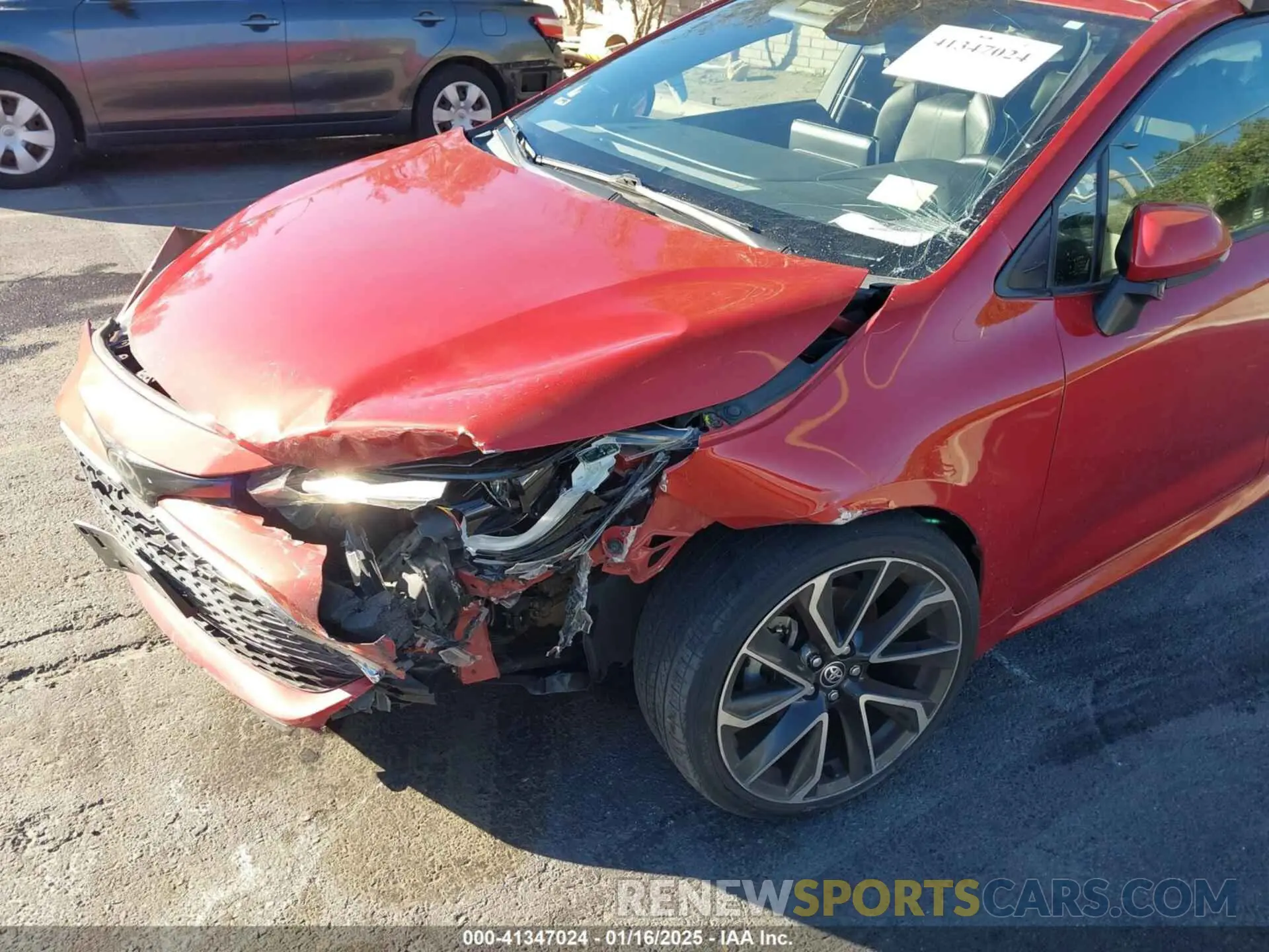 6 fotografías del automóvil dañado JTNC4RBE5L3073569 TOYOTA COROLLA 2020