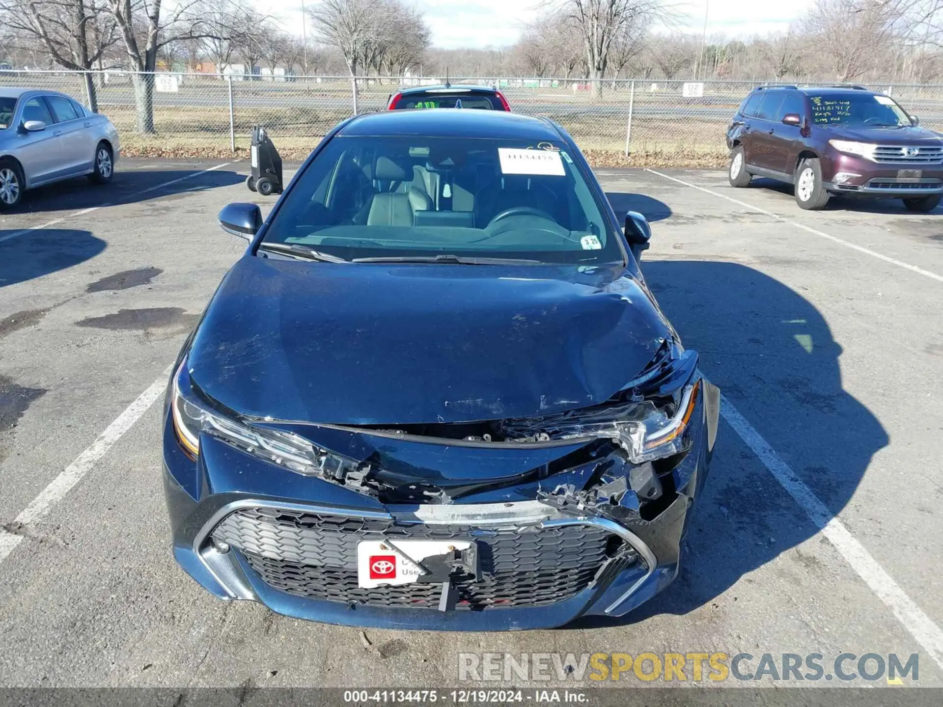 12 fotografías del automóvil dañado JTNC4RBE8L3085053 TOYOTA COROLLA 2020