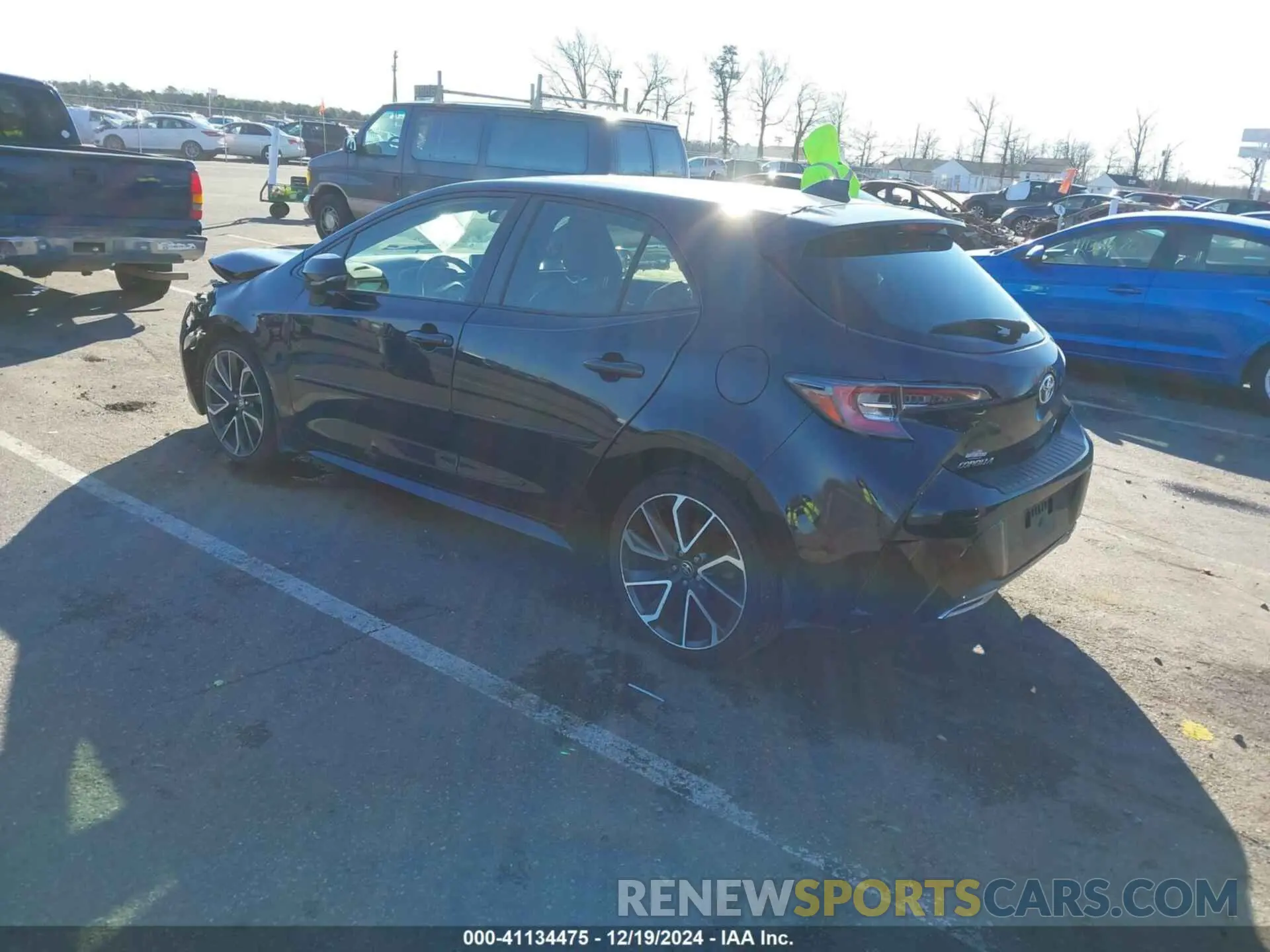 3 fotografías del automóvil dañado JTNC4RBE8L3085053 TOYOTA COROLLA 2020
