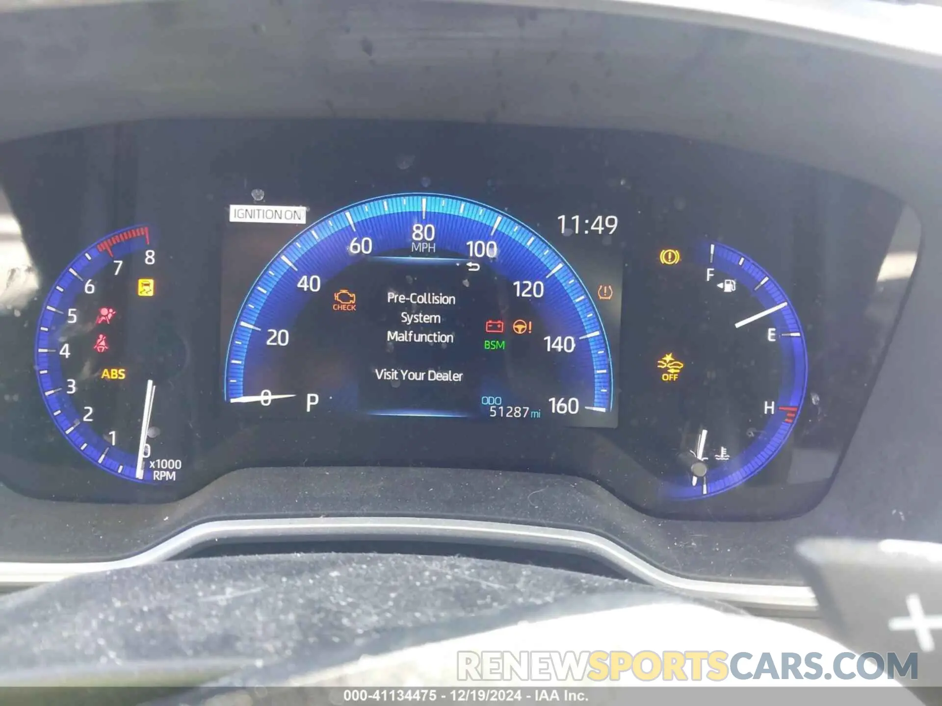7 fotografías del automóvil dañado JTNC4RBE8L3085053 TOYOTA COROLLA 2020