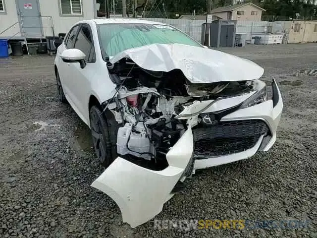 10 fotografías del automóvil dañado JTNC4RBE9L3074725 TOYOTA COROLLA 2020