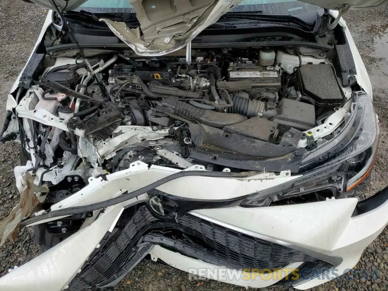 13 fotografías del automóvil dañado JTNC4RBE9L3074725 TOYOTA COROLLA 2020