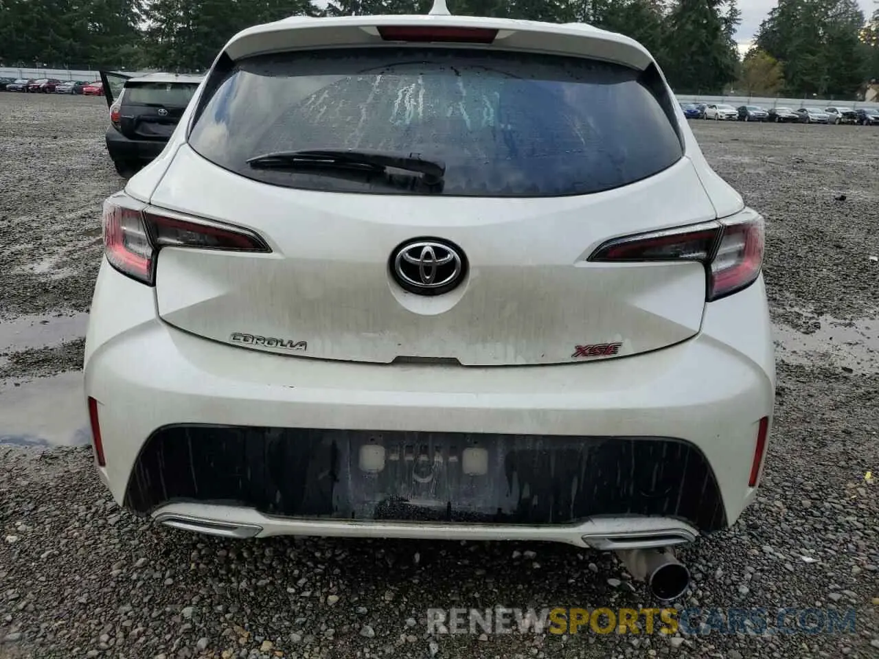 6 fotografías del automóvil dañado JTNC4RBE9L3074725 TOYOTA COROLLA 2020