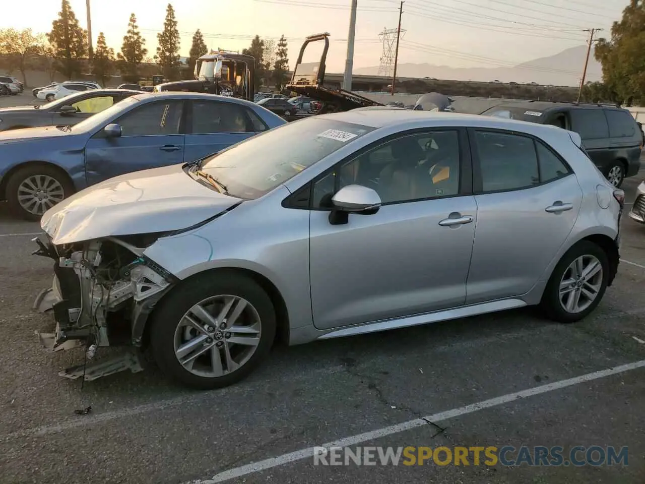 1 fotografías del automóvil dañado JTND4RBE0L3076917 TOYOTA COROLLA 2020