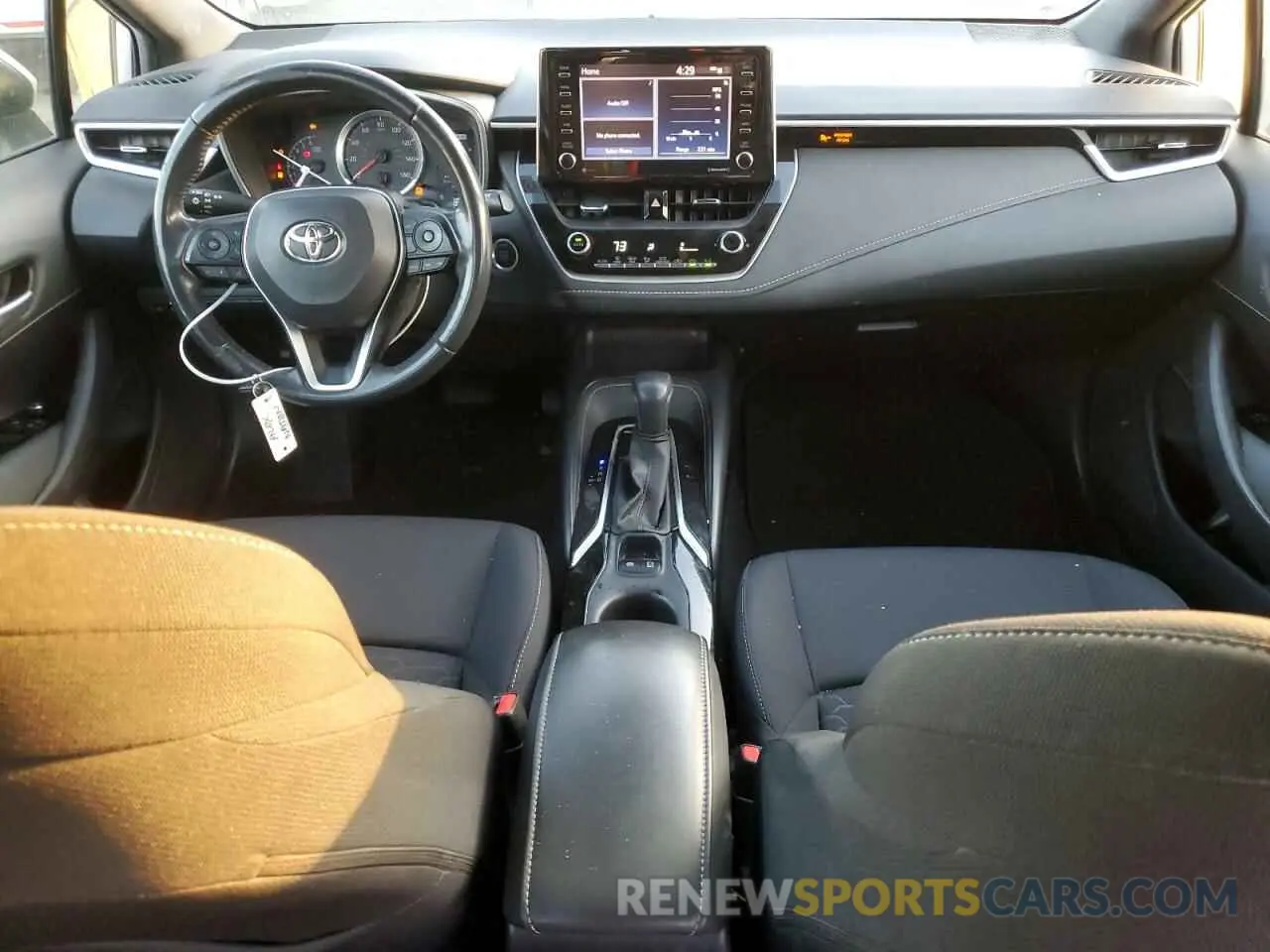 8 fotografías del automóvil dañado JTND4RBE0L3076917 TOYOTA COROLLA 2020