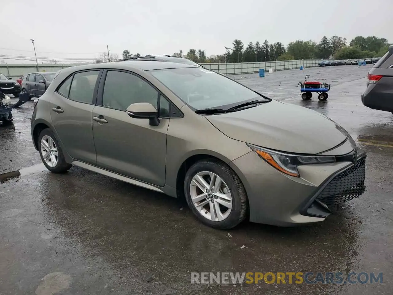 4 fotografías del automóvil dañado JTND4RBE0L3082765 TOYOTA COROLLA 2020