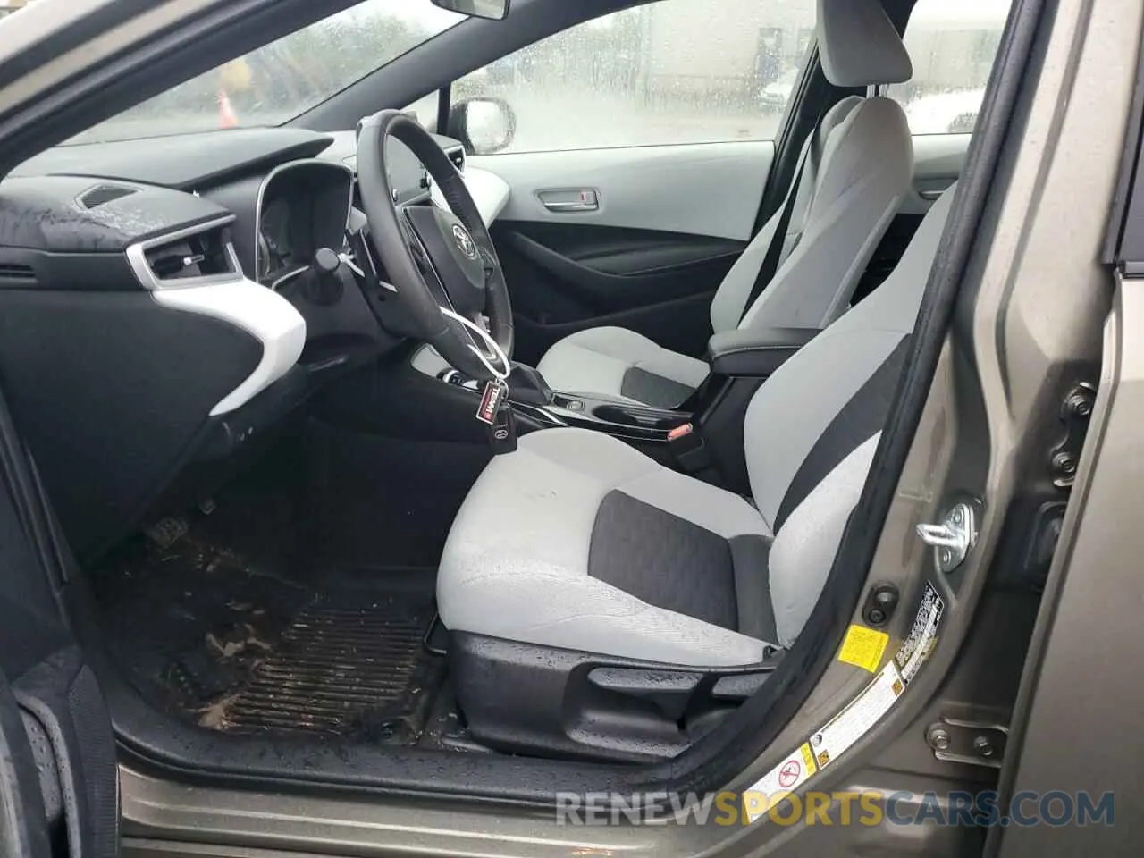 7 fotografías del automóvil dañado JTND4RBE0L3082765 TOYOTA COROLLA 2020