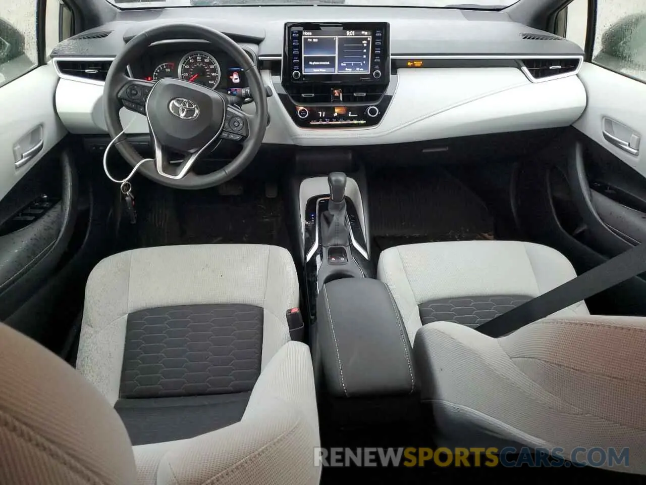 8 fotografías del automóvil dañado JTND4RBE0L3082765 TOYOTA COROLLA 2020