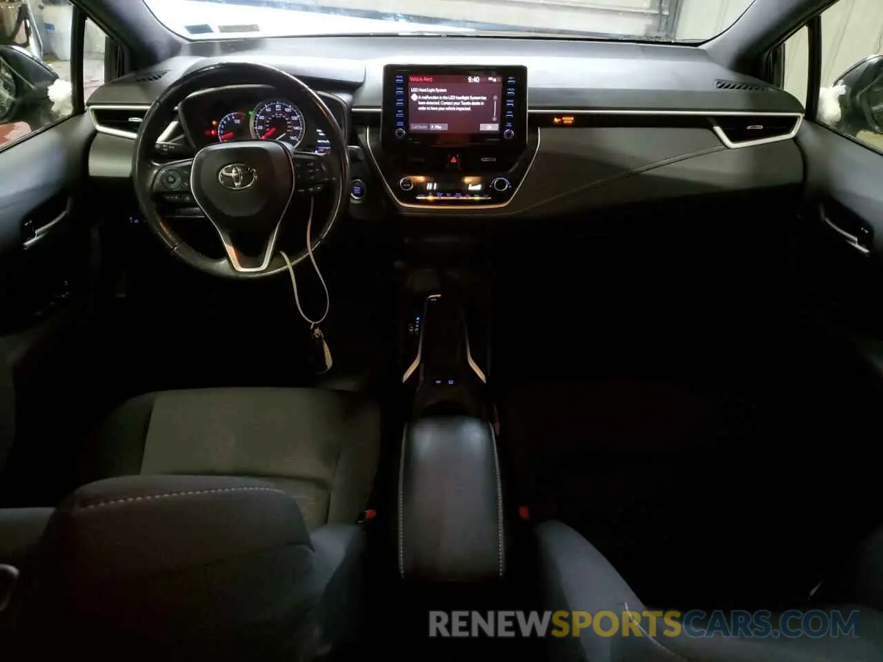 8 fotografías del automóvil dañado JTND4RBE1L3079888 TOYOTA COROLLA 2020