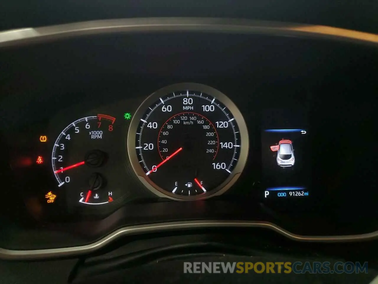 9 fotografías del automóvil dañado JTND4RBE1L3079888 TOYOTA COROLLA 2020
