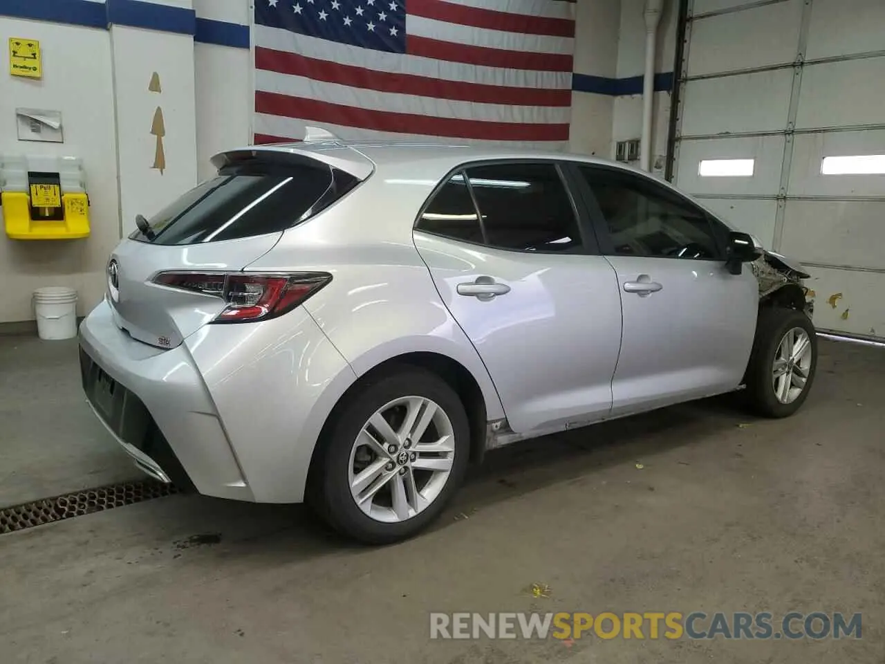3 fotografías del automóvil dañado JTND4RBE1L3082953 TOYOTA COROLLA 2020