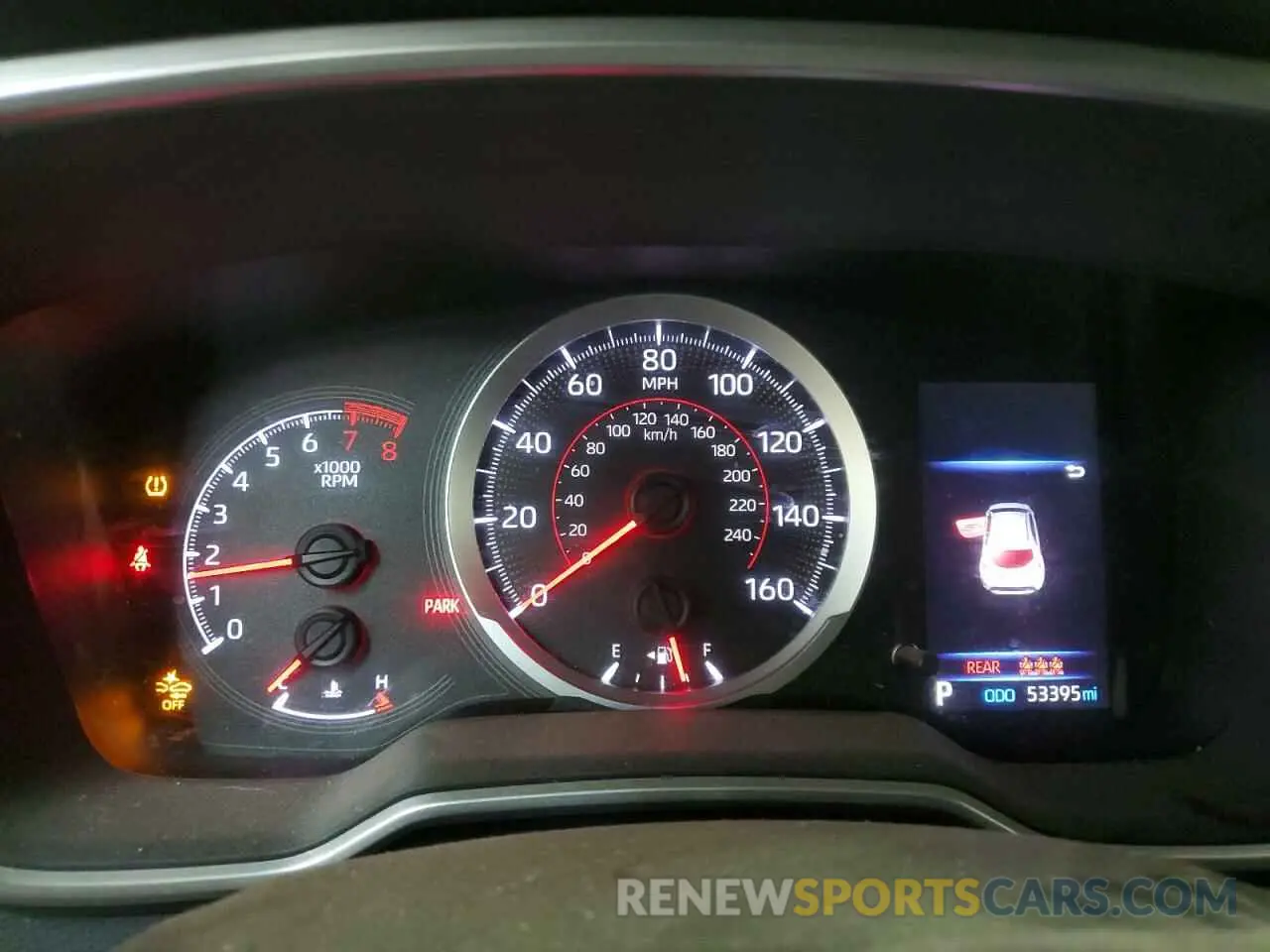9 fotografías del automóvil dañado JTND4RBE1L3082953 TOYOTA COROLLA 2020