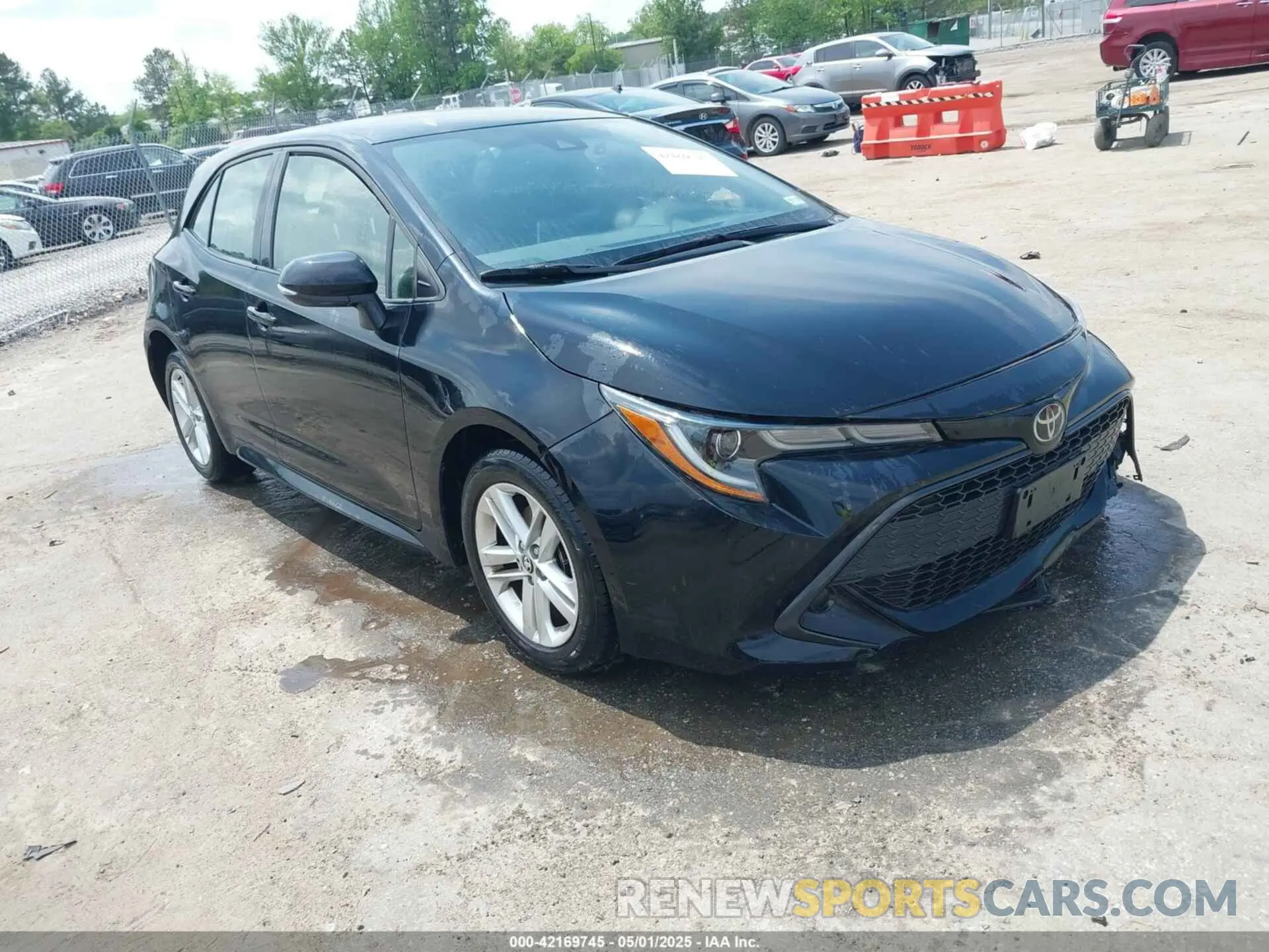 1 fotografías del automóvil dañado JTND4RBE1L3088154 TOYOTA COROLLA 2020