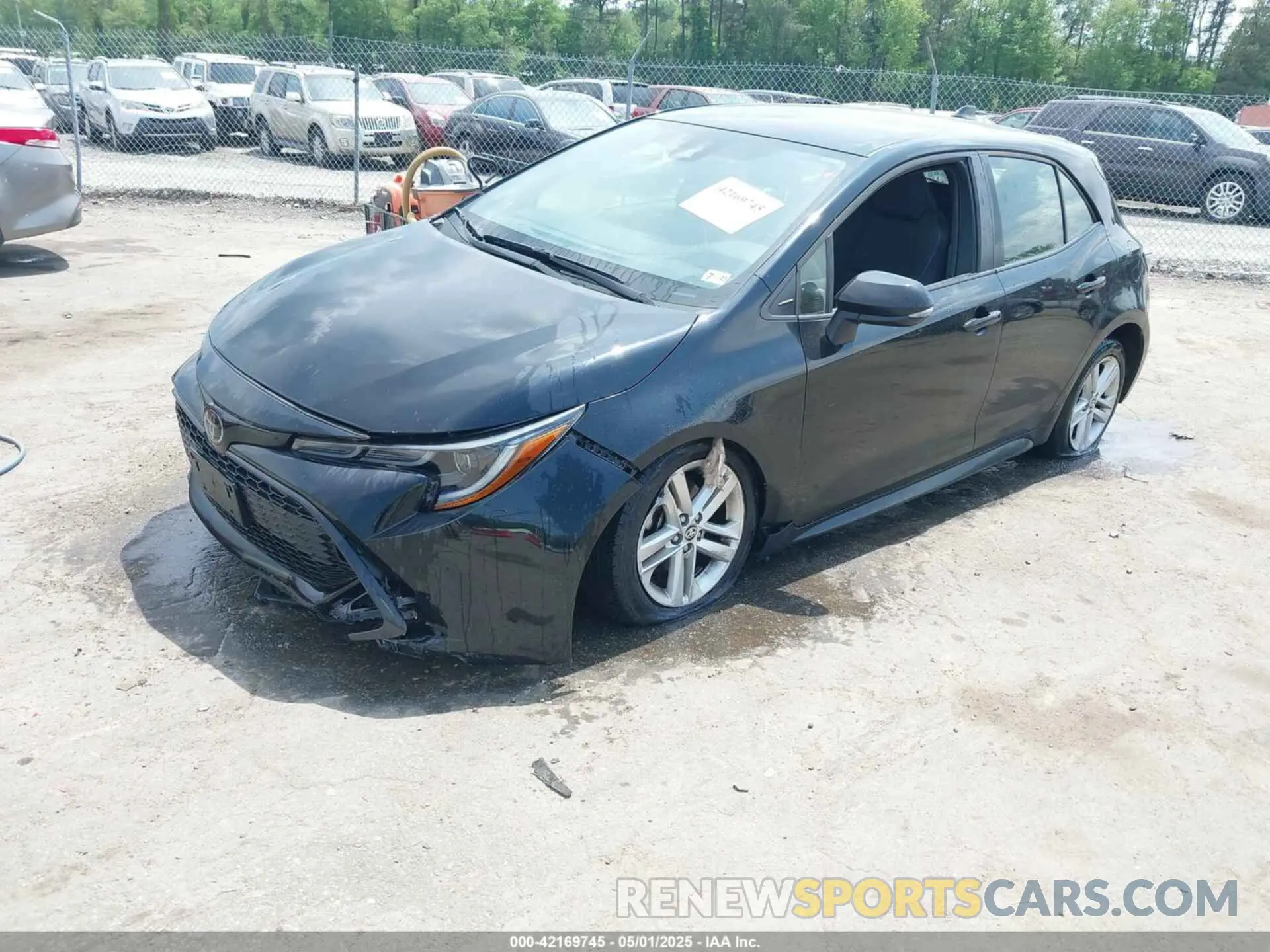2 fotografías del automóvil dañado JTND4RBE1L3088154 TOYOTA COROLLA 2020