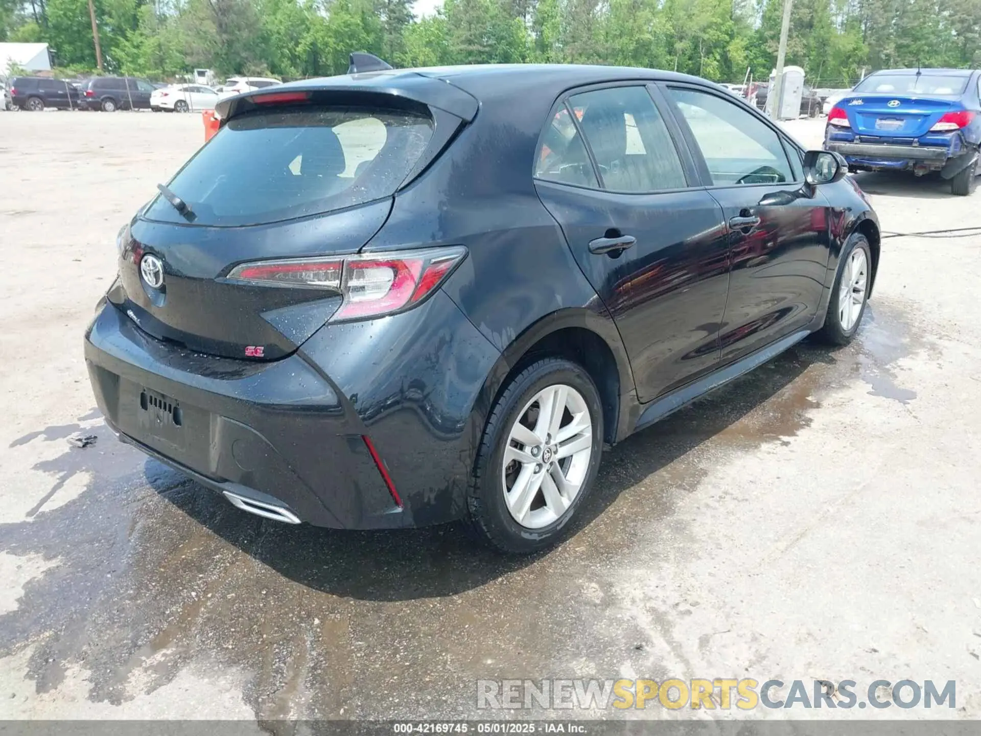 4 fotografías del automóvil dañado JTND4RBE1L3088154 TOYOTA COROLLA 2020